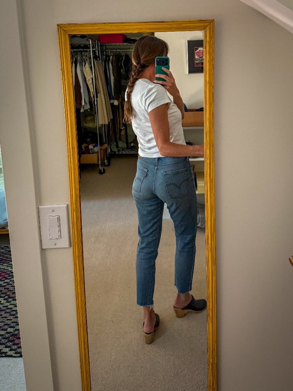 Levi's Wedgie Straight Jean, size 28